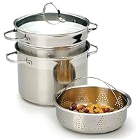 RSVP International Endurance Stainless Steel Multi-Purpose Stockpot 8-qt.