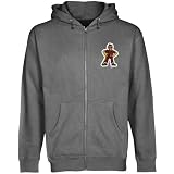 NCAA Iona College Gaels Gunmetal Logo Applique Midweight Full Zip Hoody