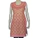 Kurti Fashion of India Pretty Casual Dresses Chikan Embroidery Size M (ctop5576)
