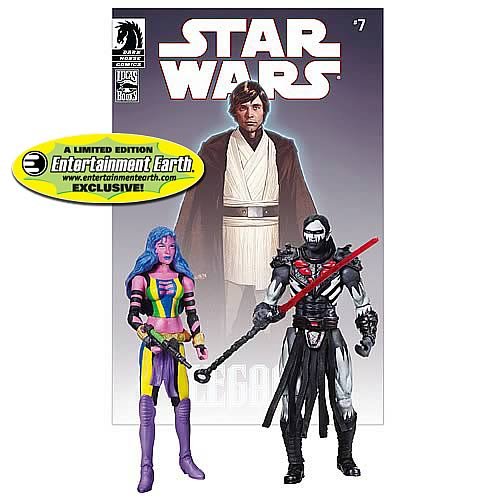 Hasbro Star Wars Exclusive Comic Book Action Figure 2Pack Dark Horse Deliah Blue Darth Nihl