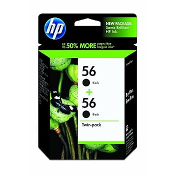 Set A Shopping Price Drop Alert For HP 56 Black Ink Cartridge in Retail Packaging, Twin Pack (C9319FN#140)