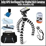 Joby GP2-A1EN Gorillapod Flexible Tripod with Bubble Level And Quick Releas ....