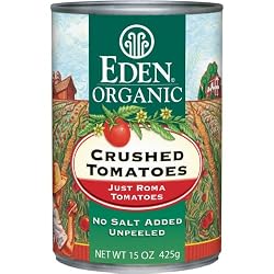 Eden Organic Crushed Tomatoes, 15-Ounce Cans (Pack of 12)