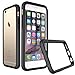 iPhone 6s Plus Case, RhinoShield [CrashGuard] 11 ft Shock Protection Thin Bumper - Lifetime Warranty & FREE Back Transparent Skin. Slim Heavy Duty Protection. Also for iPhone 6 Plus - Charcoal Black