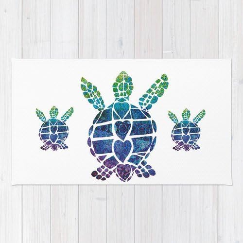 Sea Turtle Love Bath Mat