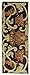 Cotton Craft - Lotus Hand Beaded Table Runner - 16x54 Inches - Rich hues of Chocolate, Gold, Red, & Ivory - Truly one of a kind - Hand made by skilled artisans - A beautiful complement to your dinner table décor - Spot Clean Only
