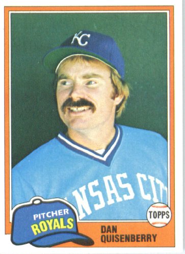 1981 Topps # 493 Dan Quisenberry Kansas City Royals Baseball Card