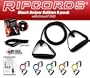 Ripcords Resistance Exercise Bands Black Sniper Edition: Exercise Bands, Door Anchor and Manual