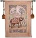 Elephant Tapestry Wallhanging Comes With Wall Hanging Rod and Tassels