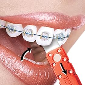 FLOSS WITH INVISALIGN & BRACES - BRYTONPICK 3 Pack ORTHO Floss/Pick - Buy now & get a 1PK FREE!