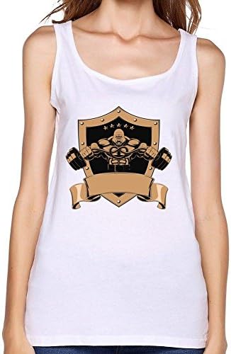 Wanenkser Strong Gorilla With A Barbell Tank Top For Women