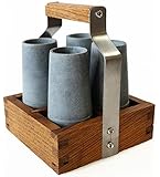 SPARQ Vodka Shooter Set w/ Ash Caddy (S/4)