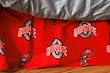 Ohio State Printed Dust Ruffle Full - Ohio State Buckeyes