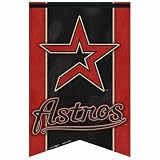 MLB Houston Astros Premium Felt Banner 17-by-26 Inch