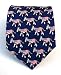 100% Silk Printed Democrat Tie