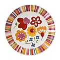 Melina's Garden Round Salad Plates Set of 4