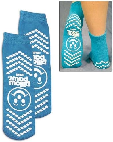 PillowPaws Terries Slip Resistant Socks LARGE (TEAL)