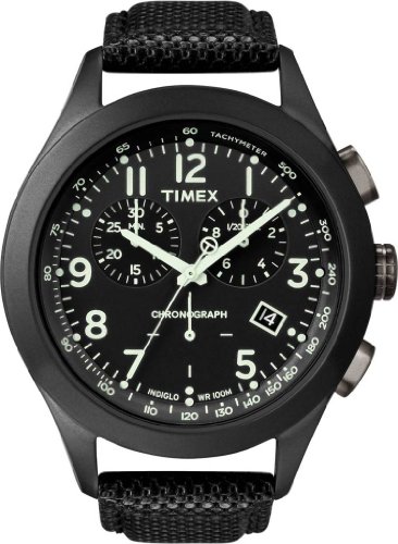 Timex Originals T2N389 Mens T Series Chronograph All Black Watch