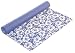 J Fit Premium Skidless Flower Printed Yoga Mat (Blue)
