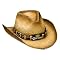 Men's Straw Cowboy Hat - Brown