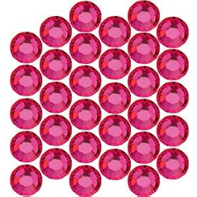 Swarovski Crystal Hotfix Flatback RHINESTONE #2028 Xilion Rose ss20 Fuchsia (50)