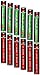 Angry Birds Exclusive Wholesale Lot of 12 Slap Bracelets 6 Red Birds & 6 Green Pigs / Officially Licensed By Rovio