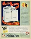 1937 Ad Westinghouse Electric Range Stoves Oven Kitchen - Original Print Ad