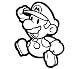 Super Mario Jumping Decal Sticker