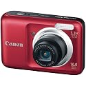 Canon Powershot A800 10 MP Digital Camera with 3.3x Optical Zoom (Red)