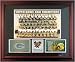 1996 Green Bay Packers Framed Super Bowl XXXI Team Photo with Stats