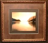 Serenity Inlet by Michael Trevillion 29-Inch-by-26-Inch Framed Print