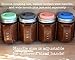 Mason Jar Lifestyle Silicone Drinking Lid for Wide Mouth Mason, Ball, Canning Jars (Blue)