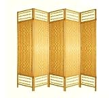 ENTWINE Natural Colour Handmade 5 Pane panel Room Divider / Splitter Screens