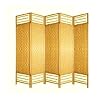 ENTWINE Natural Colour Handmade 5 Pane panel Room Divider / Splitter Screens