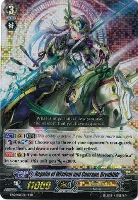 Cardfight!! Vanguard TCG - Regalia of Wisdom and Courage, Brynhildr (EB12/003EN) - Extra Booster Pack 12: Waltz of the Goddess