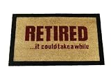 Geo Crafts IE 1441 18 - Inch - by - 30 - Inch PVC Backed Coir Doormat, Retired - B002GP7OKG