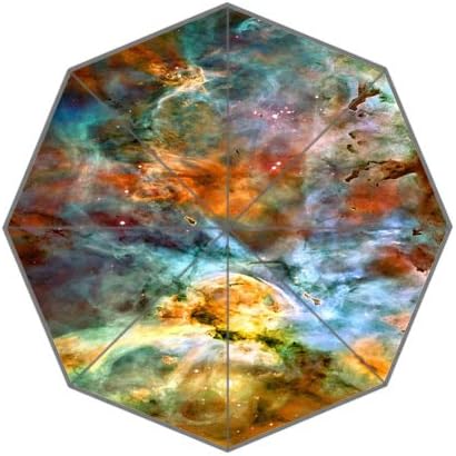 Hot Sale Fashion Space Nebula Galaxy 3 Folding Umbrella Sunny and Rainy Sunscreen Umbrellas