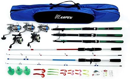 Fishing Bag Fishing Rod 3p Reel Lure Rod 2p Set Warm Jig Head Minnows Fish Signal Total 50p