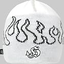 Hooligan Beanie "Hellfire", weiss