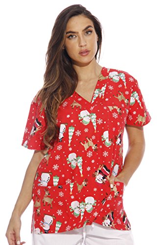 216VG-1-M Just Love Women's Scrub Tops / Holiday Scrubs / Nursing Scrubs