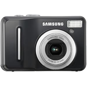 Samsung S1060 Digitalkamera (10,2 Megapixel, 5-fach opt. Zoom, 6,9 cm (2,7 Zoll) Display) schwarz