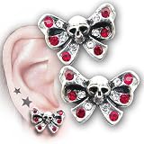 Bow Belles Studs (Pair) Alchemy Gothic Earring