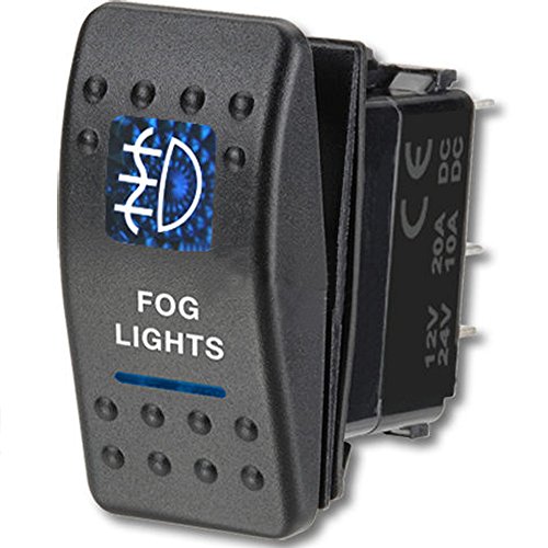 E Support Car Blue LED Fog Light Toggle Switch E Support Car Blue LED Fog Light Toggle Switch