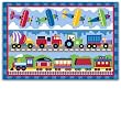 Trains, Planes and Trucks Print Rug Trains, Planes and Trucks Print Rug