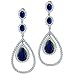 Bling Jewelry 8-carat Blue Sapphire Color CZ title=