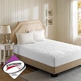 UPC 675716640156 product image for Beautyrest Microfiber Heated Mattress Pad with 3M Scotchgard, King, White | upcitemdb.com