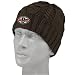Cleveland Browns Hats : Reebok Cleveland Browns Ladies Brown Braided Knit Beanie