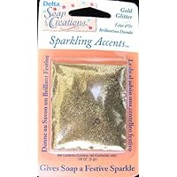 Gold Glitter Sparkling Accents Soap Additive by Delta Soap Creations