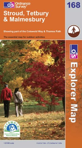 Stroud, Tetbury and Malmesbury (Explorer Maps) (OS Explorer Map)