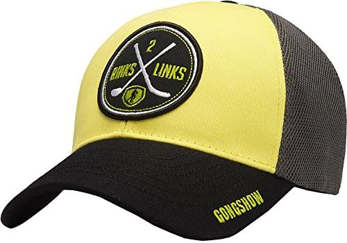 Gongshow Cheers to the Off-Season Snapback Hockey Hat - Snapback - Gray/Black/Yellow